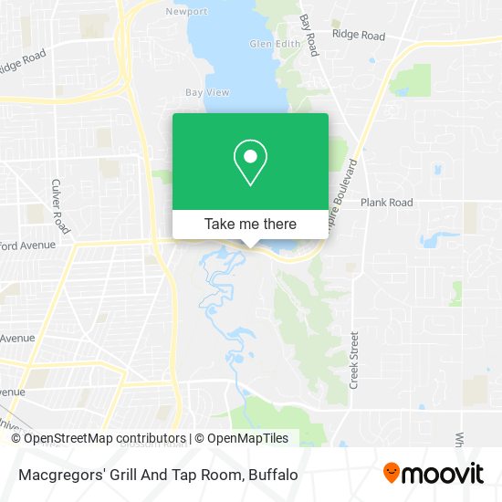 Macgregors' Grill And Tap Room map