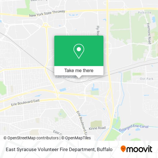 East Syracuse Volunteer Fire Department map