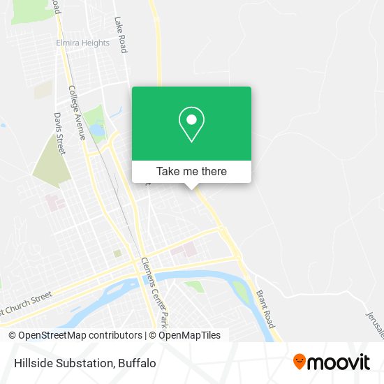 Mapa de Hillside Substation