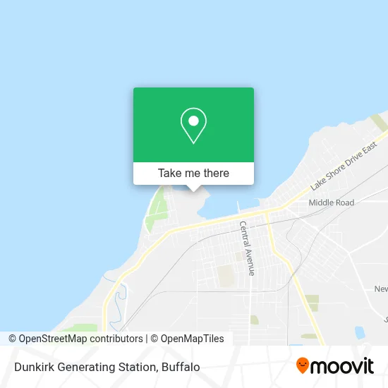 Dunkirk Generating Station map