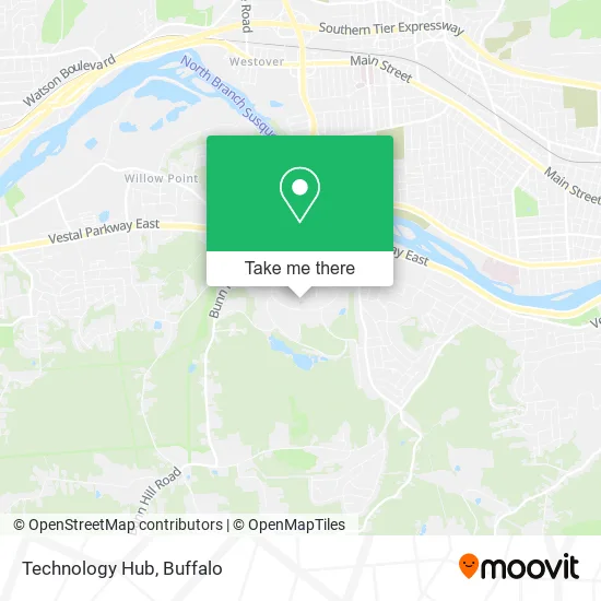 Technology Hub map