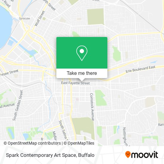 Mapa de Spark Contemporary Art Space
