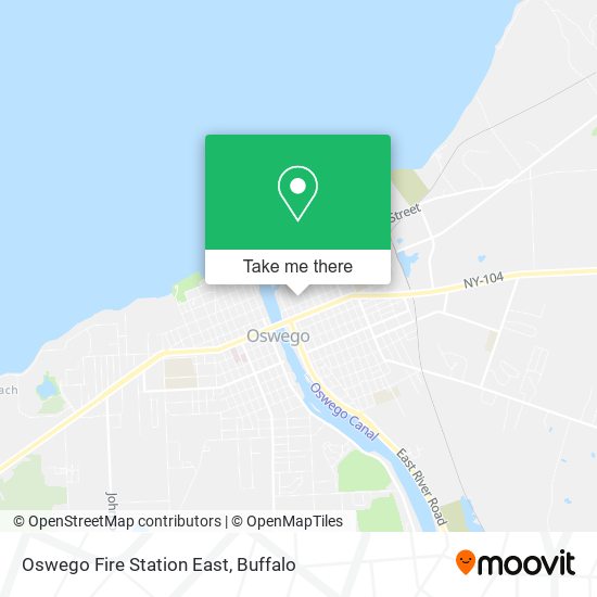 Oswego Fire Station East map