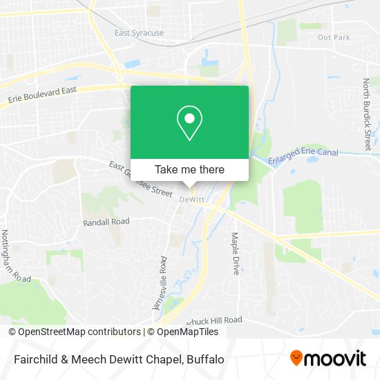 Fairchild & Meech Dewitt Chapel map
