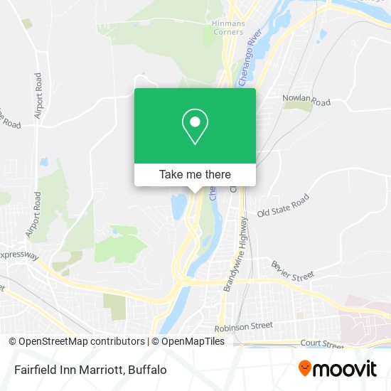 Fairfield Inn Marriott map