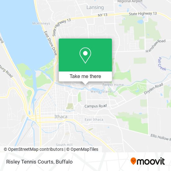 Mapa de Risley Tennis Courts