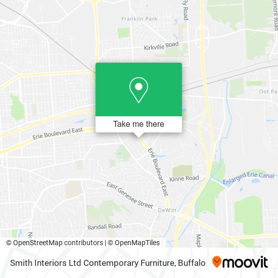 Smith Interiors Ltd Contemporary Furniture map