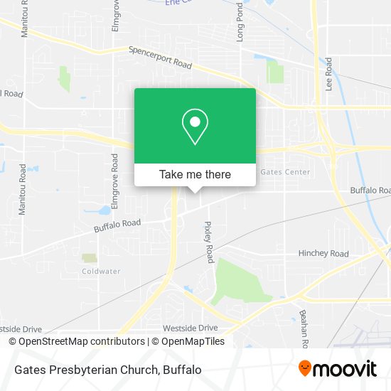 Mapa de Gates Presbyterian Church
