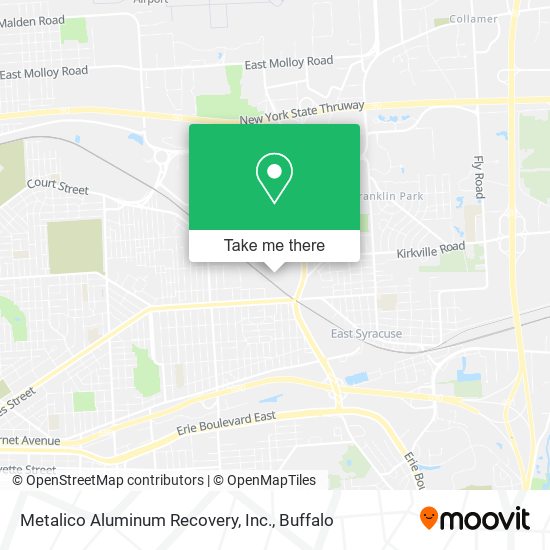 Mapa de Metalico Aluminum Recovery, Inc.
