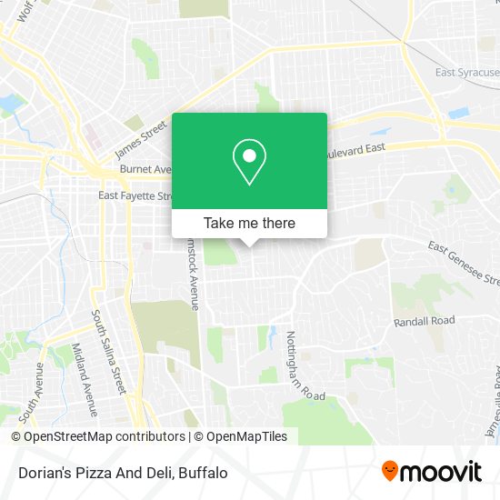 Dorian's Pizza And Deli map