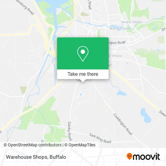 Mapa de Warehouse Shops