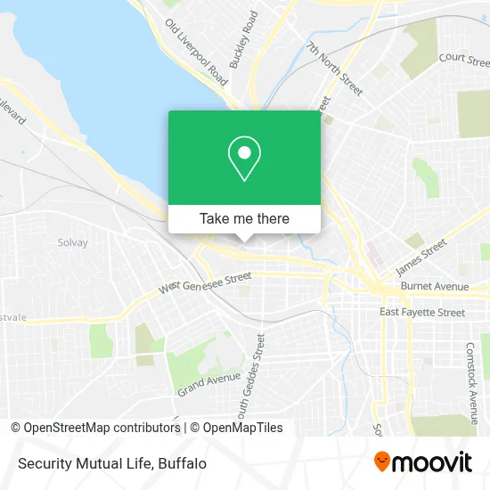 Security Mutual Life map