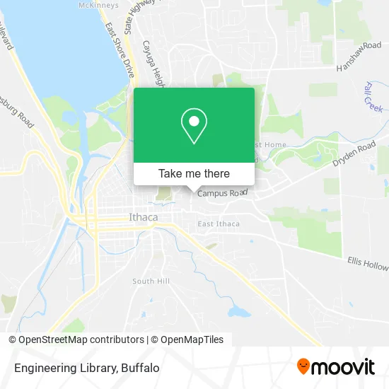 Engineering Library map