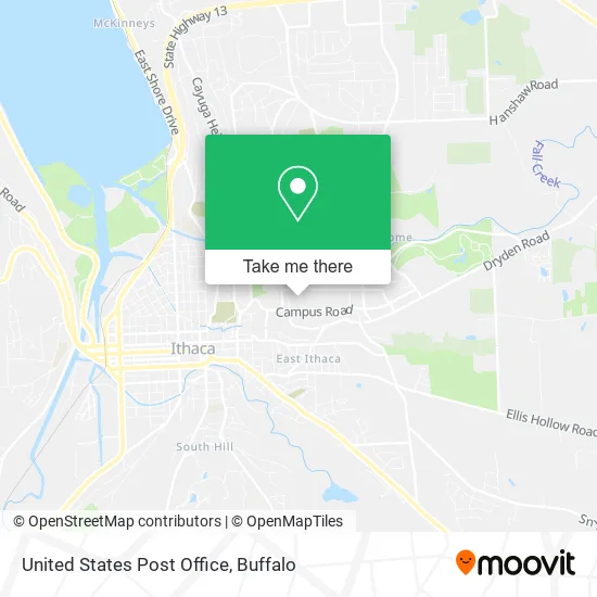 United States Post Office map