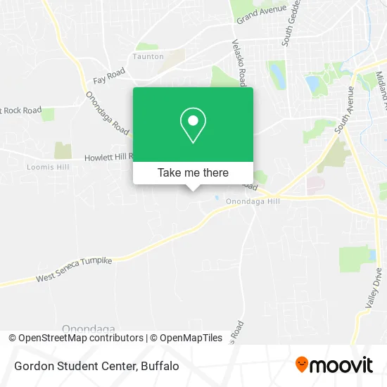 Gordon Student Center map