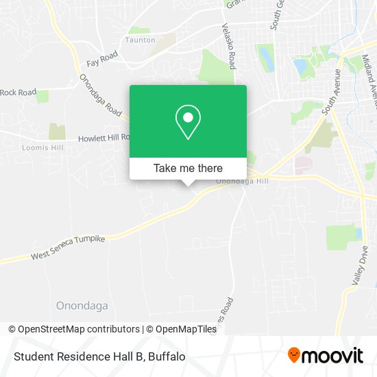 Mapa de Student Residence Hall B