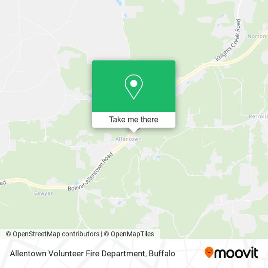 Allentown Volunteer Fire Department map