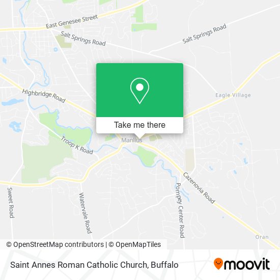 Saint Annes Roman Catholic Church map