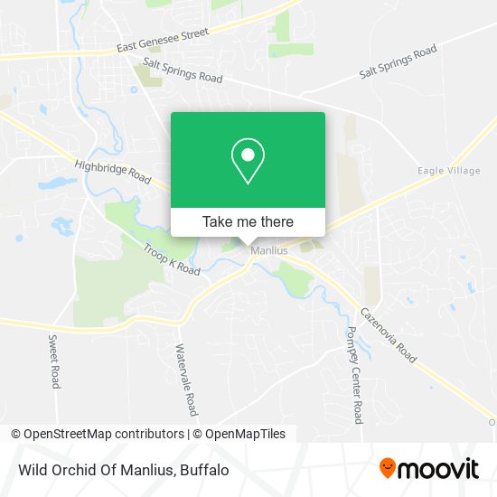 Wild Orchid Of Manlius map