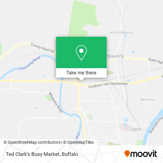 Ted Clark's Busy Market map