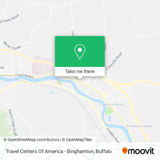 Travel Centers Of America - Binghamton map