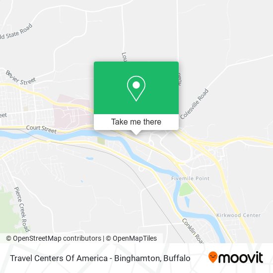 Mapa de Travel Centers Of America - Binghamton