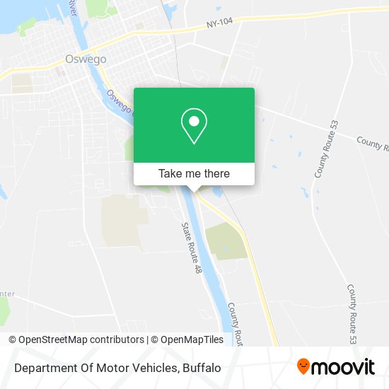 Department Of Motor Vehicles map