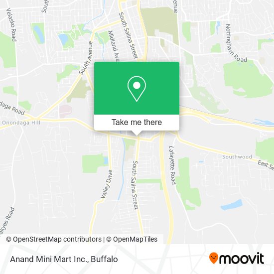 Anand Mini Mart Inc. map