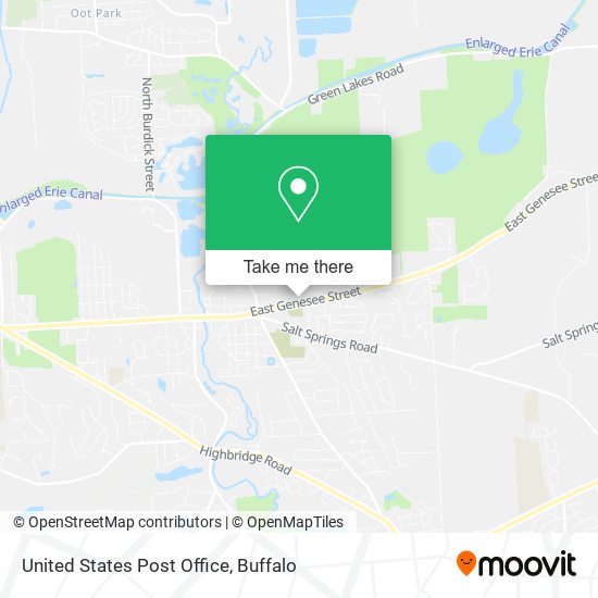 United States Post Office map
