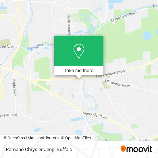 Romano Chrysler Jeep map