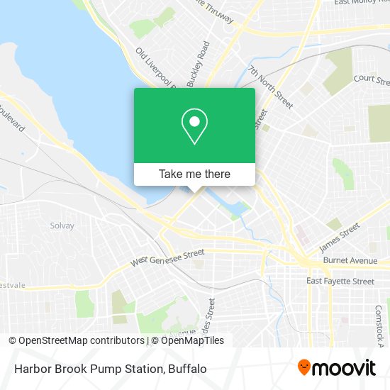 Harbor Brook Pump Station map