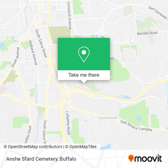 Mapa de Anshe Sfard Cemetery