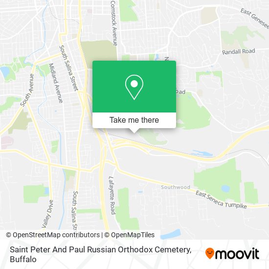 Mapa de Saint Peter And Paul Russian Orthodox Cemetery