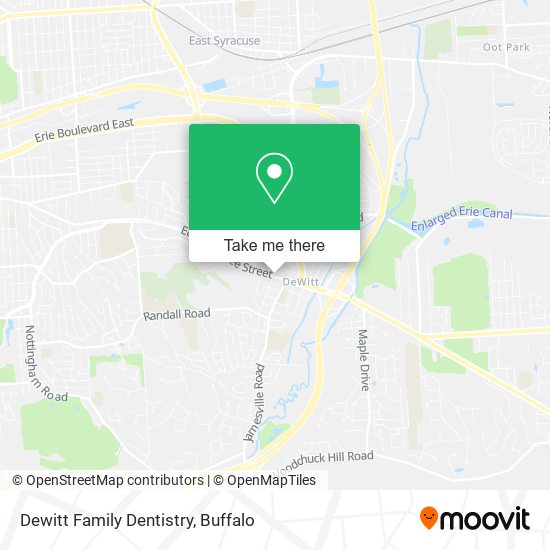 Mapa de Dewitt Family Dentistry