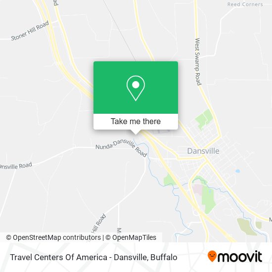 Travel Centers Of America - Dansville map