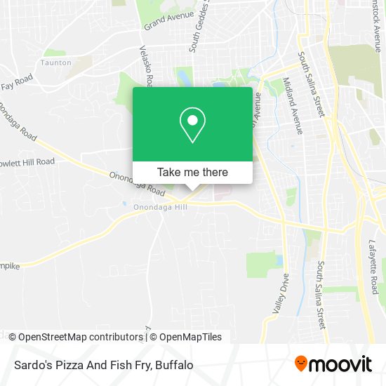 Sardo's Pizza And Fish Fry map