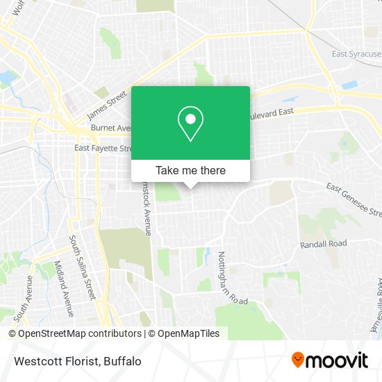 Mapa de Westcott Florist
