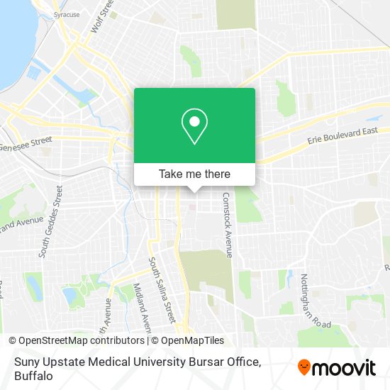 Suny Upstate Medical University Bursar Office map
