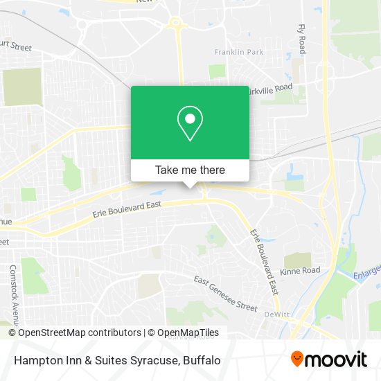 Mapa de Hampton Inn & Suites Syracuse