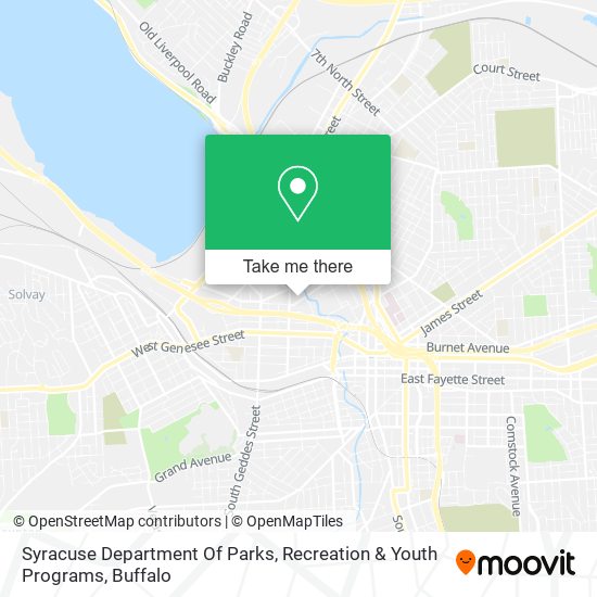 Syracuse Department Of Parks, Recreation & Youth Programs map