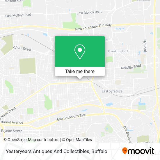 Yesteryears Antiques And Collectibles map