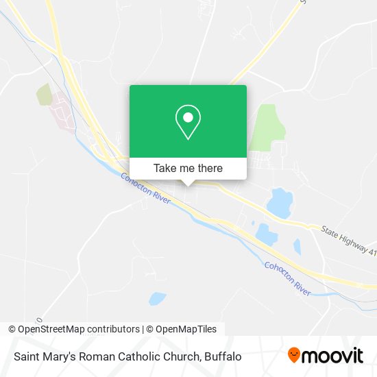 Saint Mary's Roman Catholic Church map
