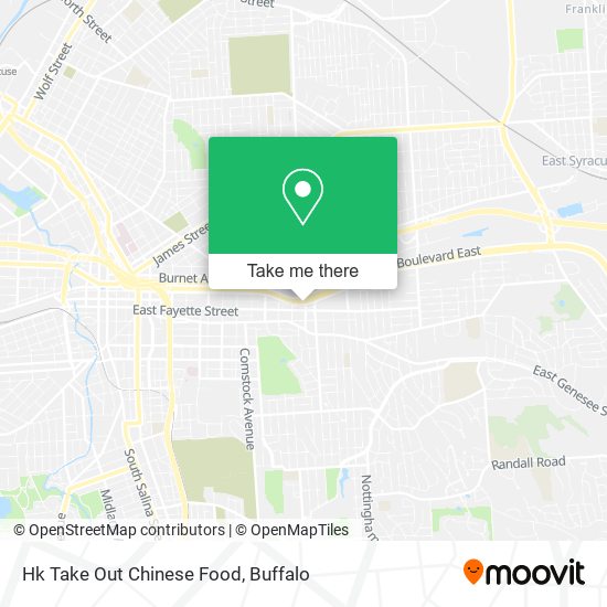 Hk Take Out Chinese Food map