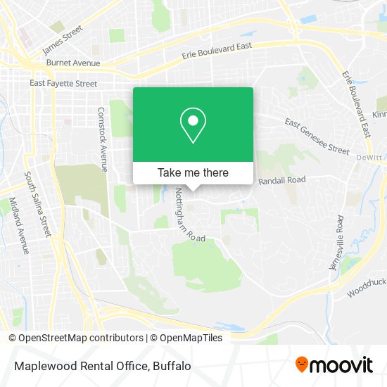 Maplewood Rental Office map
