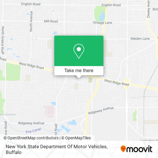 New York State Department Of Motor Vehicles map