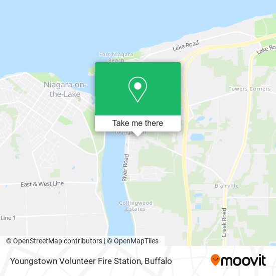Youngstown Volunteer Fire Station map