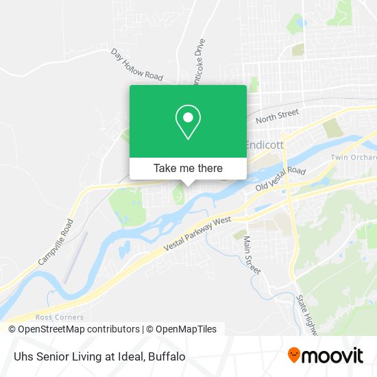Mapa de Uhs Senior Living at Ideal