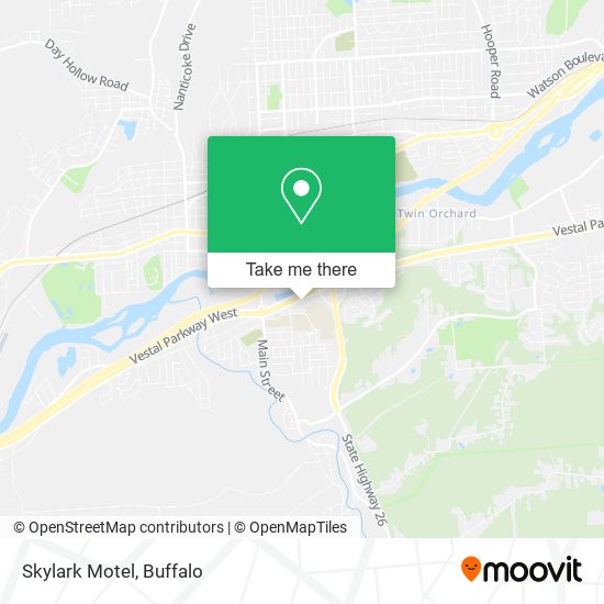 Mapa de Skylark Motel