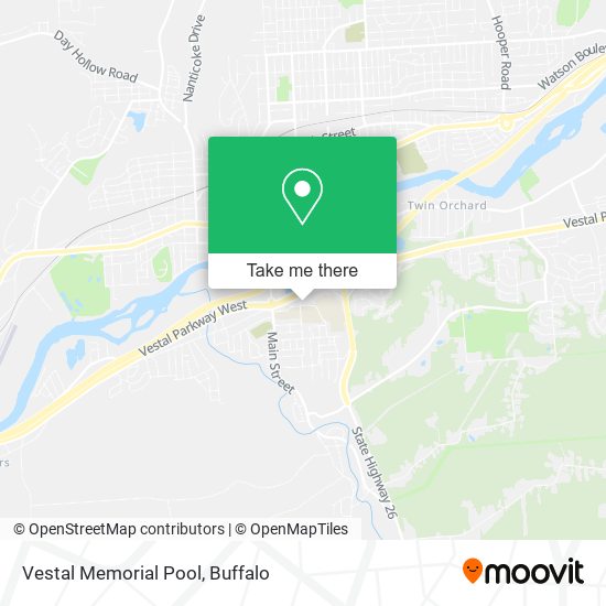 Vestal Memorial Pool map
