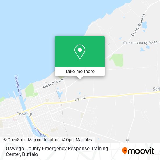 Mapa de Oswego County Emergency Response Training Center